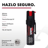 GAS PIMIENTA COMPACTO CON CLIP DE SUJECIÓN